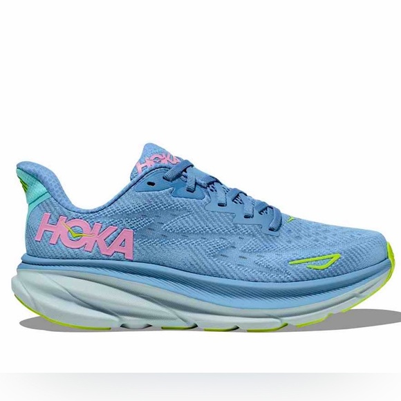 HOKA Clifton 9 Dusk Pink Twilight 1132211-DNK Women’s 10.5D Wide Running Shoe - Picture 2 of 14